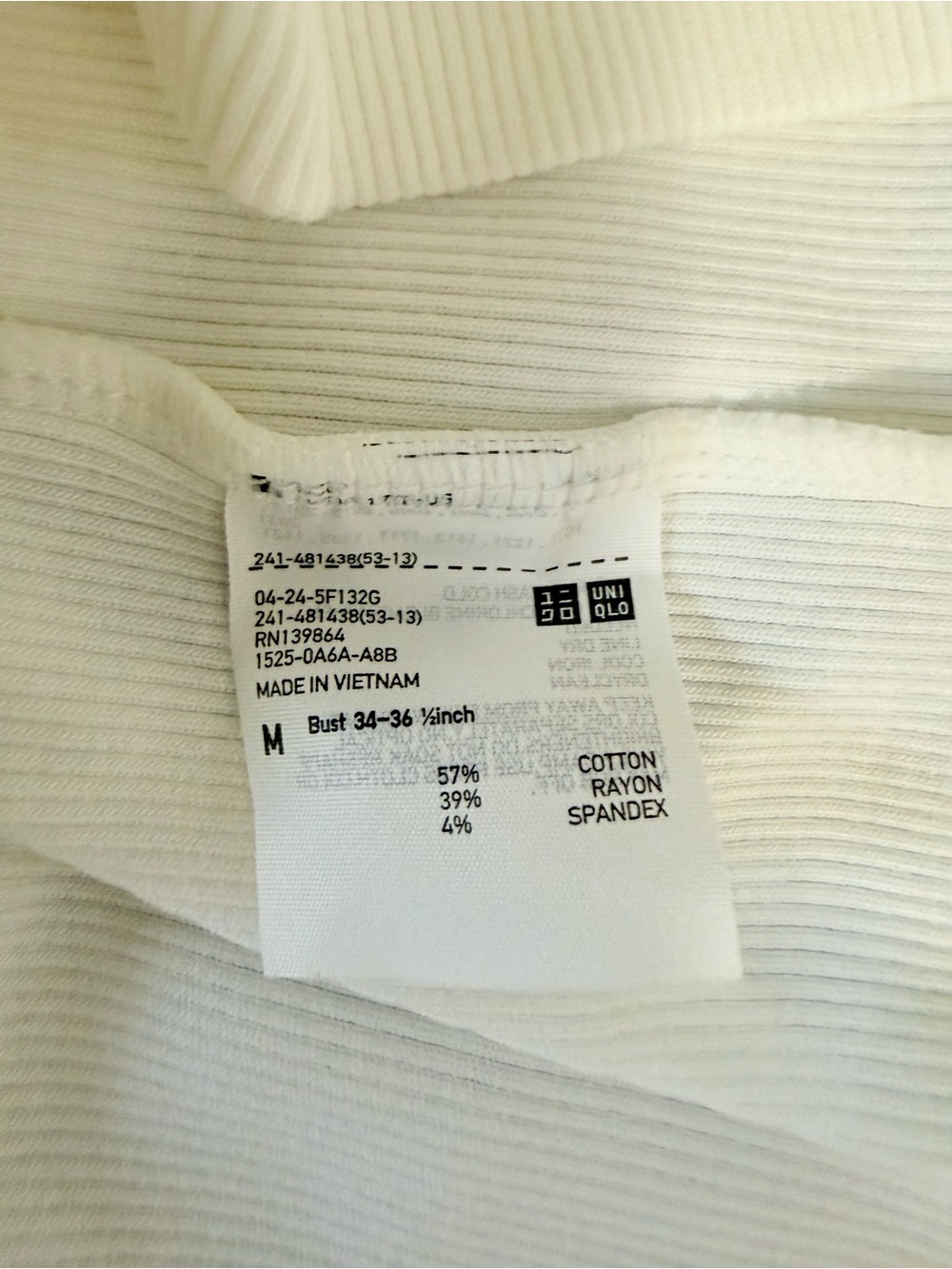 Uniqlo Soft Ribbed Raglan T-Shirt L/S - Picture 4 of 4